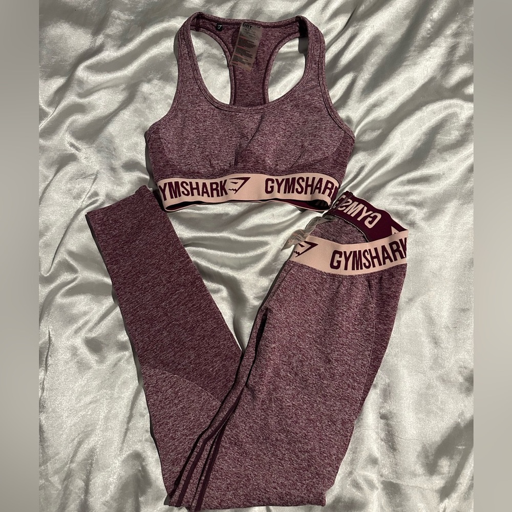 Gymshark workout top and leggings